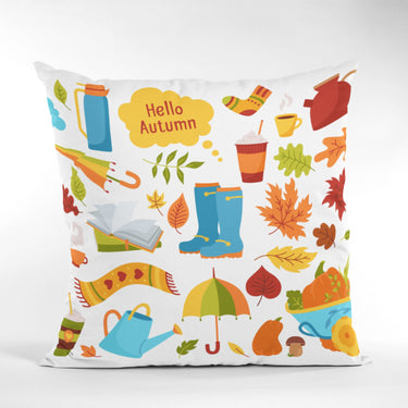 Hello Autumn Kids Room Decorative Pillow Case